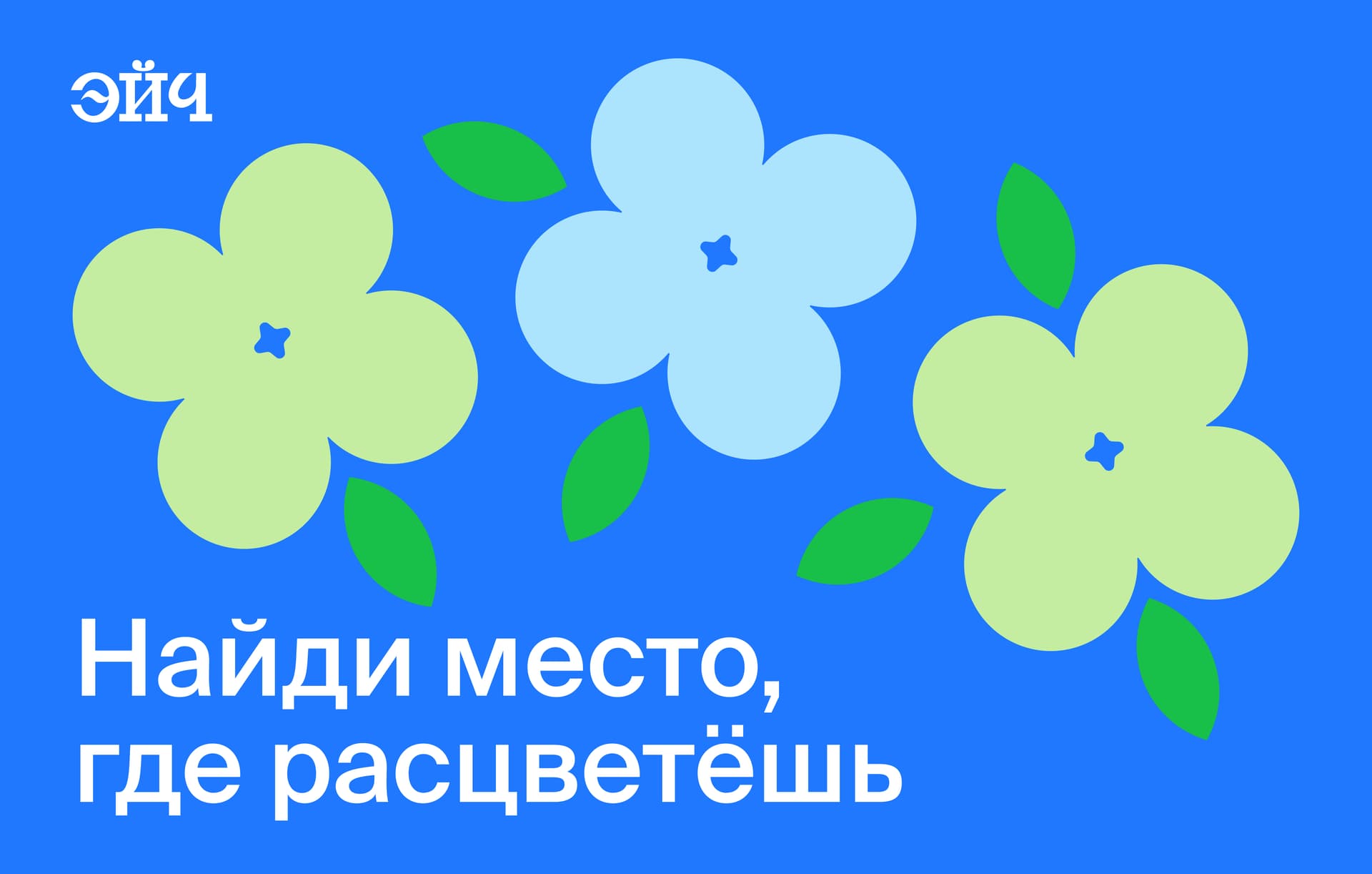 Найди место, где расцветёшь